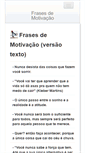 Mobile Screenshot of frasesdemotivacao.net